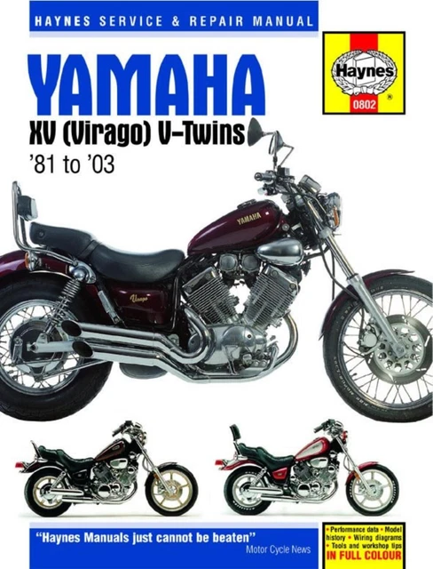 Manual Haynes for 1989 Yamaha XV 1100 Virago (3LP1)