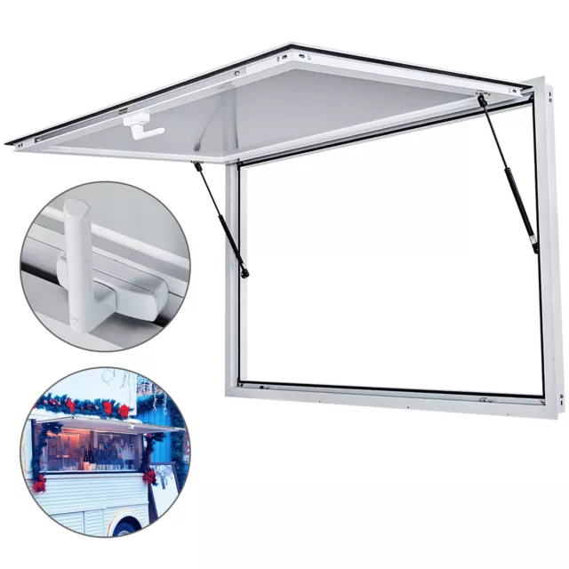 Concession Stand Trailer Serving Window Awning Food Truck Service Door 7 Sizes 2