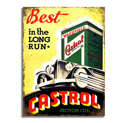 Castrol best Retro vintage style Metal Signs plaques home shed mancave garage