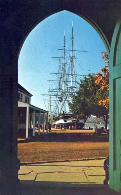 Mystic Connecticut Mystic Seaport Charles W Morgan Fishtown Chapel Postcard