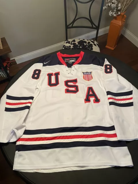 2010 Olympics USA #88 Patrick Kane White Jersey on sale,for Cheap,wholesale  from China