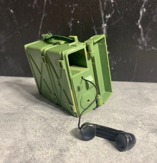 Vintage GI Joe Hasbro Japan Field Communications Radio Phone Backpack