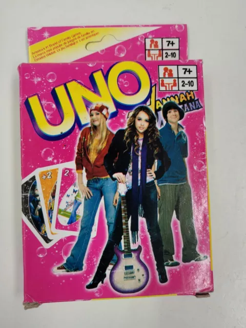 UNO Hannah Montana King Size Card Game  for 2 - 10 Players - Ages 7 +