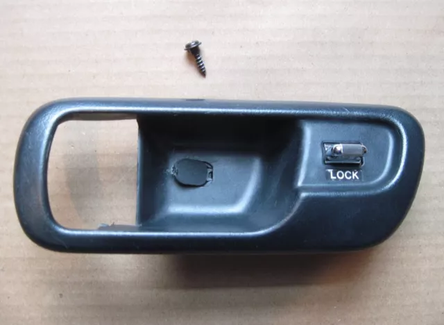 1994-2001 Acura Integra left door inner handle trim case, lock switch OEM 94-01