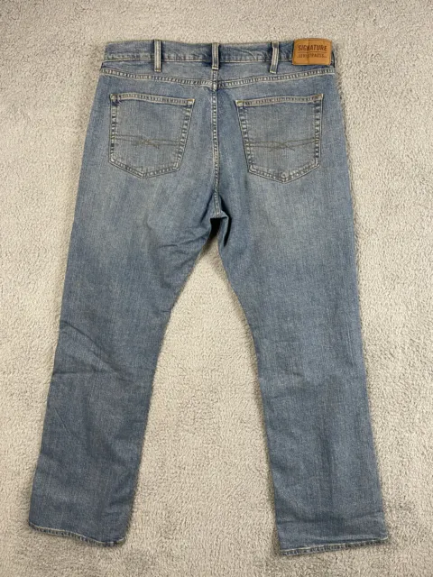 Levis Bootcut Jeans Mens 36x32 Signature Blue Medium Wash Denim Adult Casual
