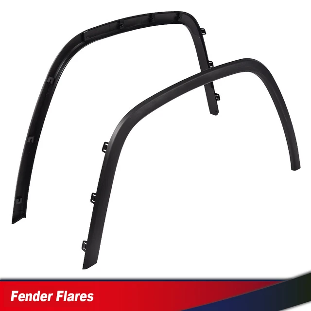 FRONT BOLTON WHEEL Fender Flares Cover Fit For 20112017 Jeep Grand