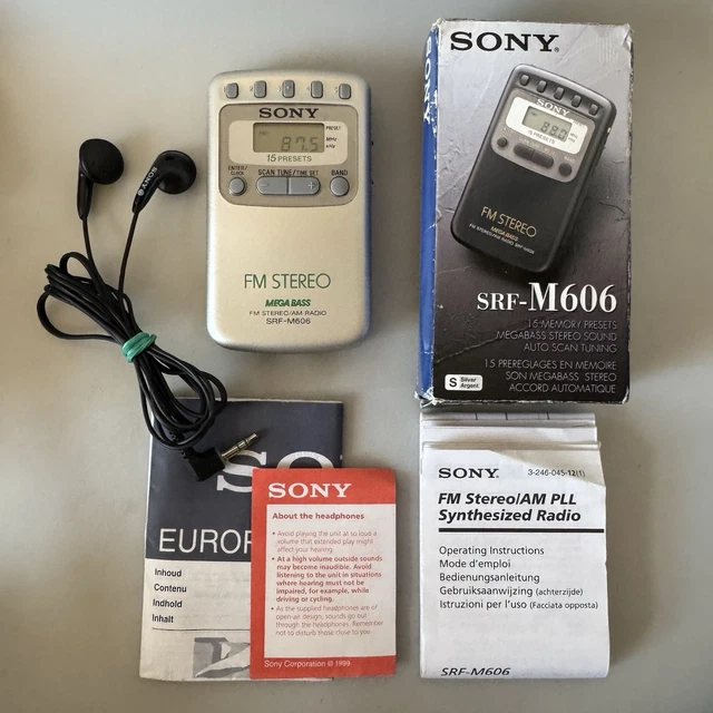 Walkman Sony Srf M606 | Item de Música Sony Usado 86364554