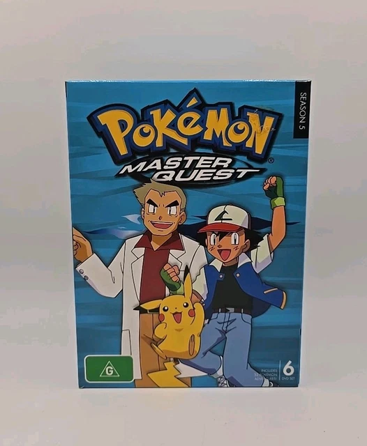 POKEMON MASTER QUEST Complete Season 5 DVD - Region 4 + Free Postage ...