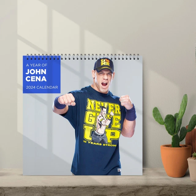 JOHN CENA CALENDAR 2024, John Cena 2024 Celebrity Wall Calendar 24.99