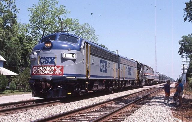 CSX F7A - Number - 116 + 3 w/Train - ORIG - KR - rals540