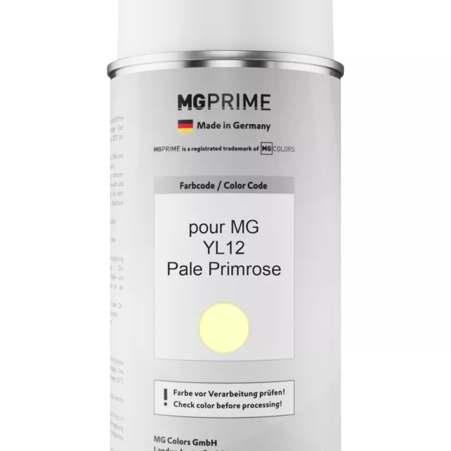 Peinture Voiture Bombe aérosol pour MG YL12 Pale Primrose de base de 400ml 2