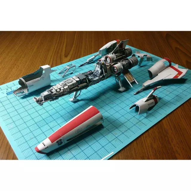 Battlestar Galactic  Mark 2 Diy Handcraft Paper 3D Model Kit  Spaceship DIY 2