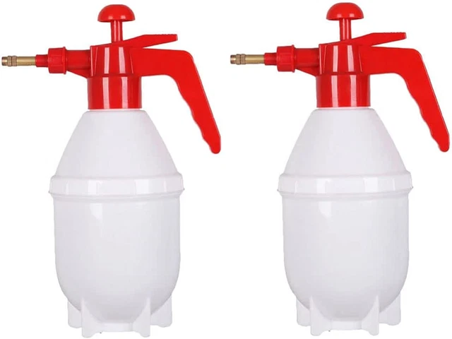 2Pcs Manual Garden Sprayer Hand Pressure Pump Sprayer Safety Valve Yard Lawn Mis