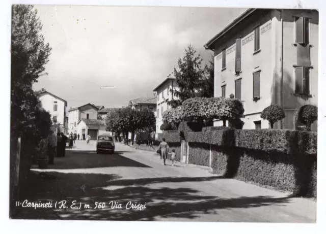C000271    Reggio   Emilia    Carpineti   Via  Crispi   Animata     Vg  1963