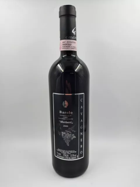 Vino Barolo 2000 Cavagnero Merlotti Docg 75cl. 13,5% Vol