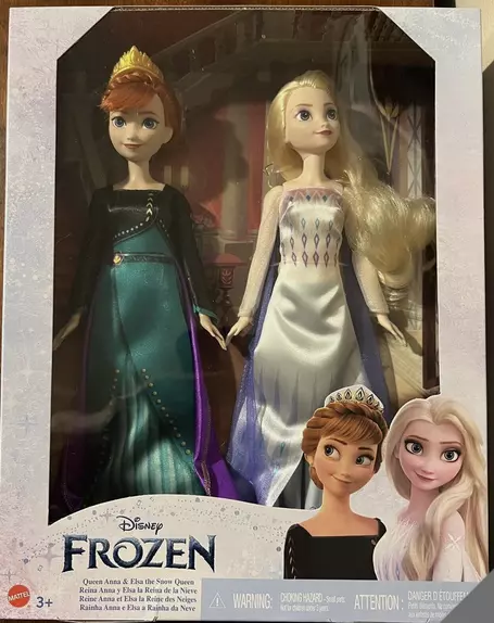 Disney Frozen Queen Anna & Else The Snow Queen Fashion Dolls