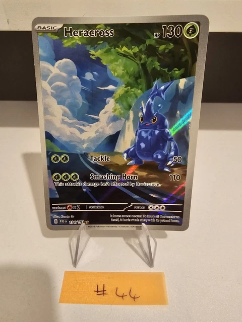 Pokémon Paldea Evolved Heracross Illustration Rare 194/193 #44