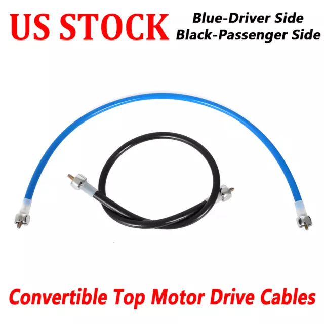 Convertible Driver Passenger Sides Top Motor Drive Cables For Buick Chevrolet US