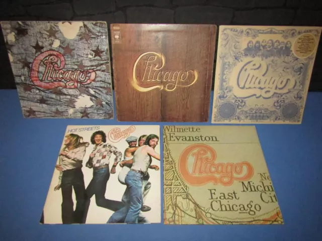 Chicago: Schallplatten-Sammlung, Vinyl Collection - 5 LP's