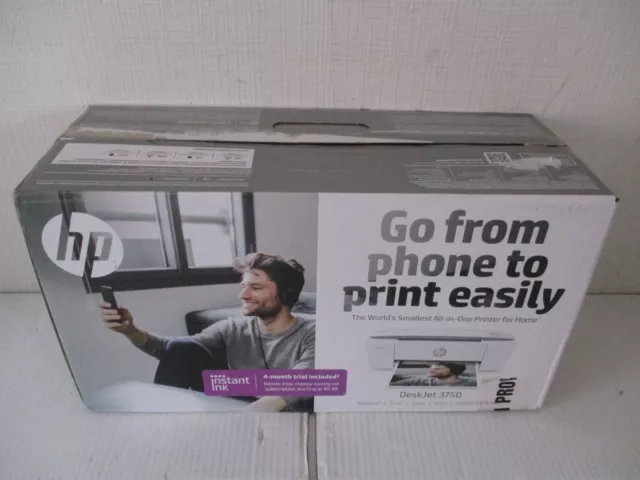 HP DeskJet 3750 T8X12B All in One AiO 3-1 Scanner Drucker Farb Tintenstrahl-