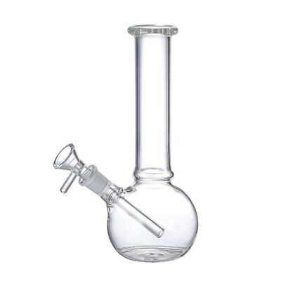 8'' Hookah Glass Water Pipe Bong Thick Bubbler W Percolator Beaker