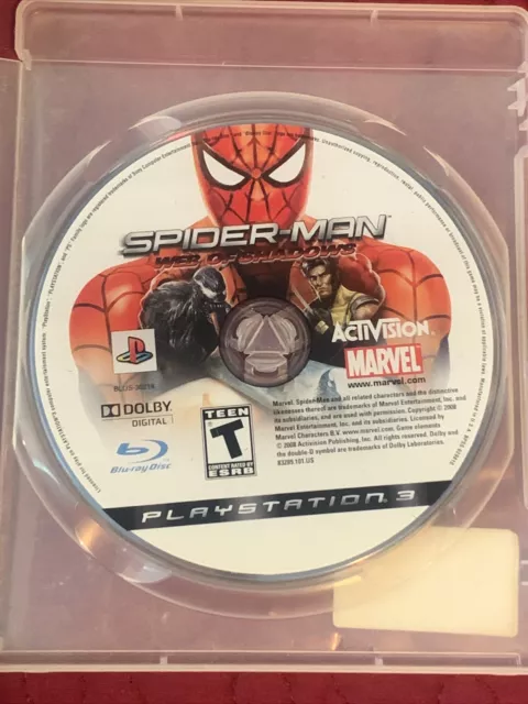 Spider Man Web Of Shadows Ps3, Jogo de Videogame Playstation 3 Usado  79066895