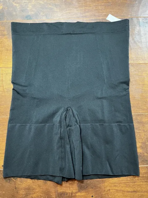 Spanx OnCore High-Waisted Mid-Thigh Short Black Sz XL