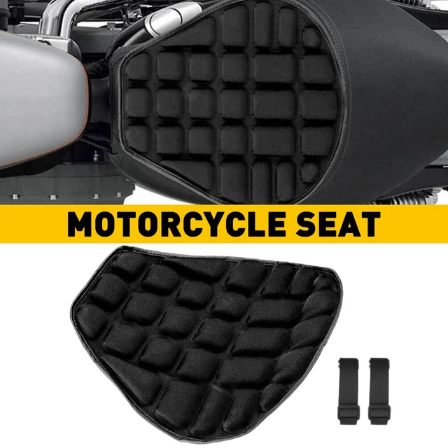 Motorcycle Comfort Gel Seat Cushion Pillow Pad Pressure Relief Cover Universal