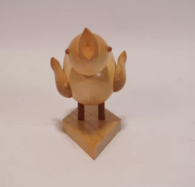 Vintage Shabby Chic ausgefallener Holz Design Zahnstocher-Behälter Vogel 2