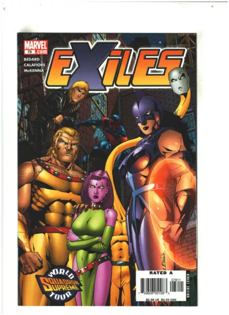 Exiles #78 VF/NM 9.0 Marvel Comics 2006 World Tour, Squadron Supreme Blink