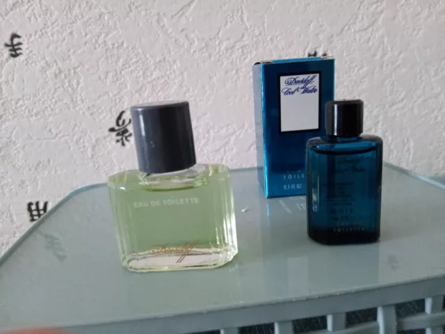 LOT De 2 Miniatures Eau De Toilette Davidoff