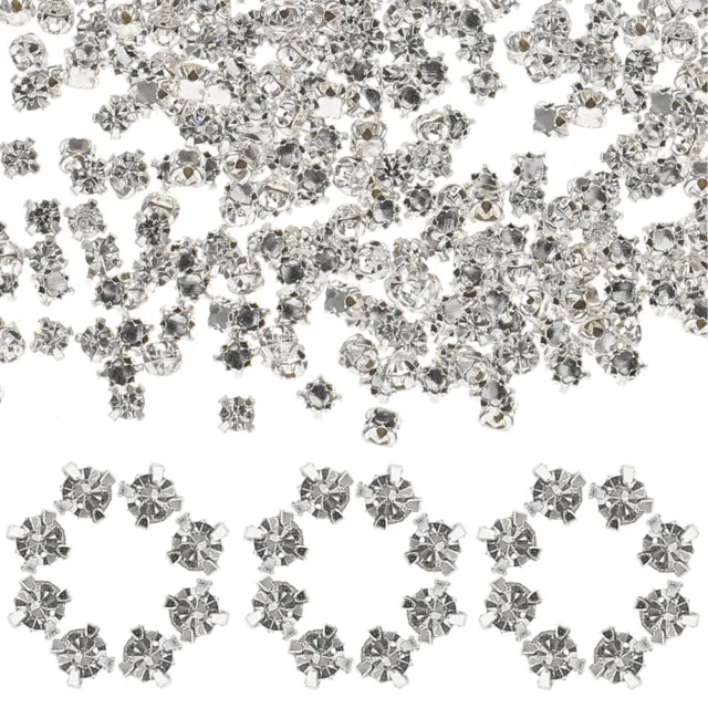 1440pcs Coudre Sur Strass Vêtements DIY Strass Verre Matériaux Décoratifs pour