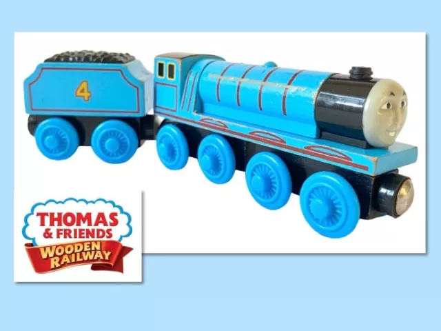 Thomas The Tank Engine & Friends Wooden Railway Train GORDON WITH TENDER