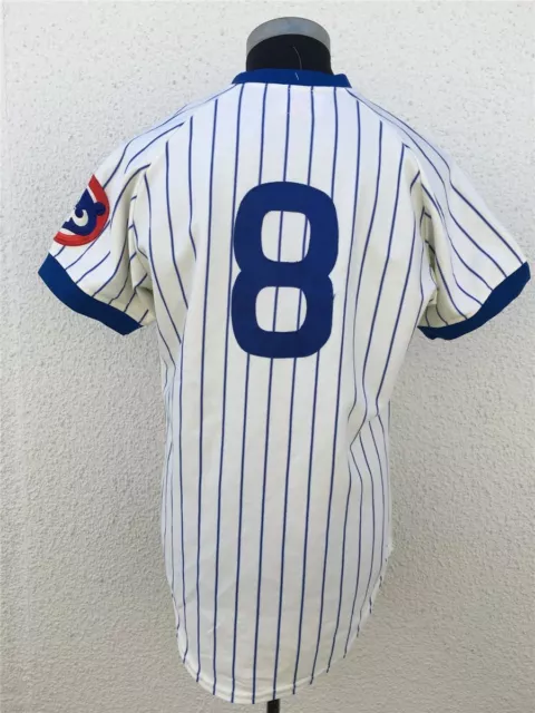 Maglia da baseball Wilson Chicago Cubs jersey majestic retrò #8 bianca taglia L