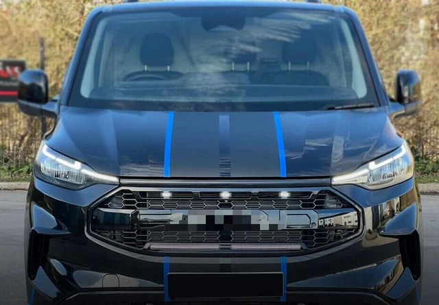 Transit Custom Raptor Paint FORD TRANSIT CUSTOM 2024+ Calandre de style Raptor avec feux de jour à ...