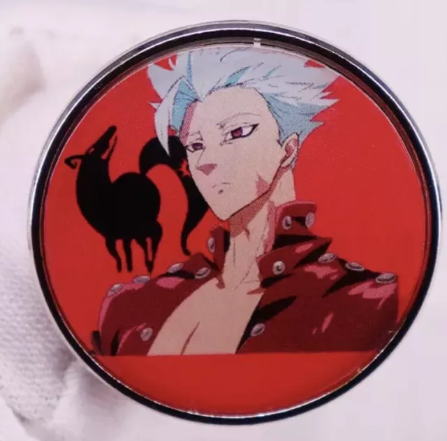 The Seven Deadly Sins Anime Badge Meliodas Ban King Nanatsu no Taizai Cute  Metal Badge Brooch