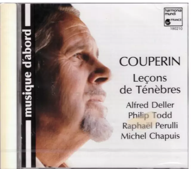 COUPERIN　F　PicClick　AU　Tenebres　De　CD　LEÇONS　Consort　Deller,　Deller　Mercredy/Alfred　Pour　$36.63