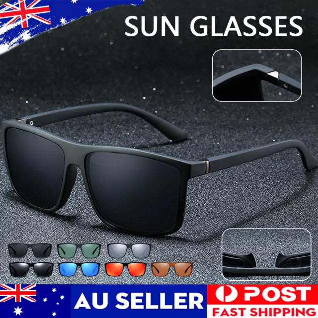 Polarized Sunglasses Mens New Style Driving Sport glasses black blue red UV +