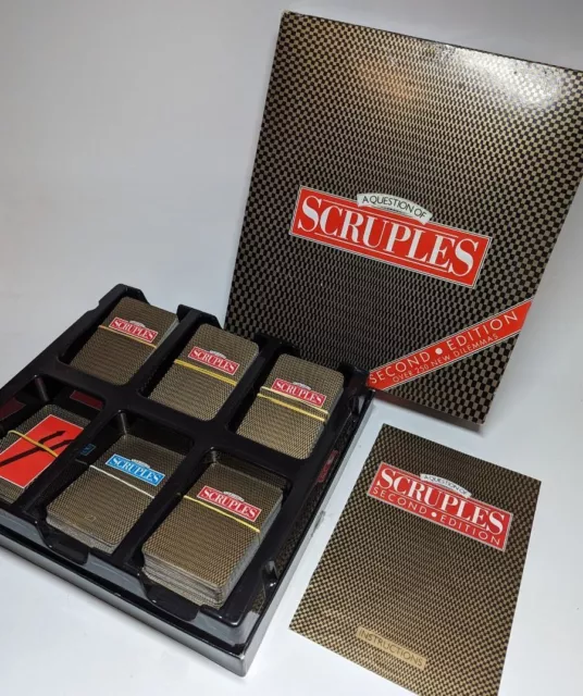 A Question Of Scruples Second Edition Brettspiel 100 % komplett & Anleitung