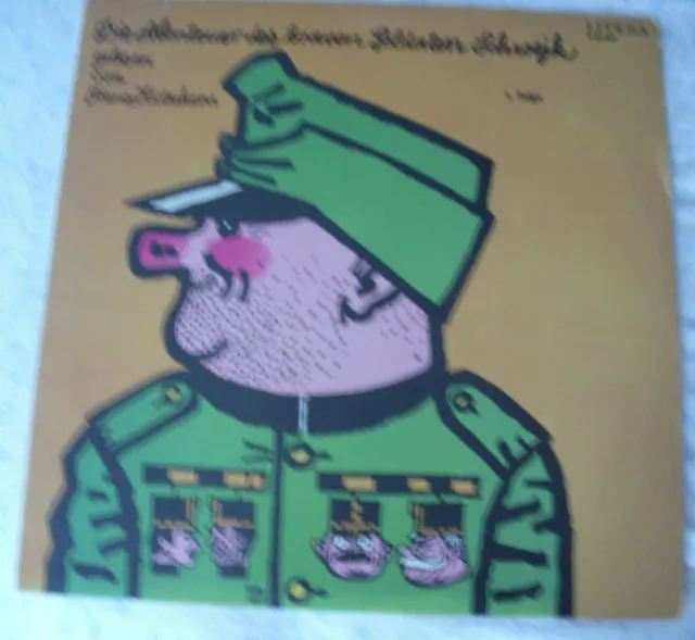 Vinyl LP "Die Abenteuer des braven Soldaten Schwejk Litera 860002 1. Folge 