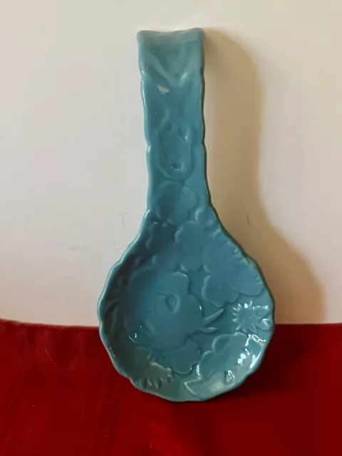 New Turquoise Stoneware  Pioneer Woman 8” Spoon Rest Kitchen Decor Nwt