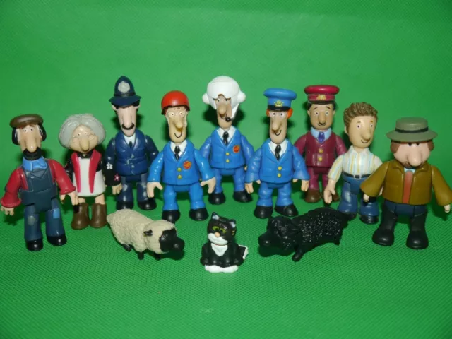 Postman Pat SDS Figures_PAT_ALF_TED GLEN_AJ_GOGGINS_BEN_JESS_PC SELBY_SHEEPS