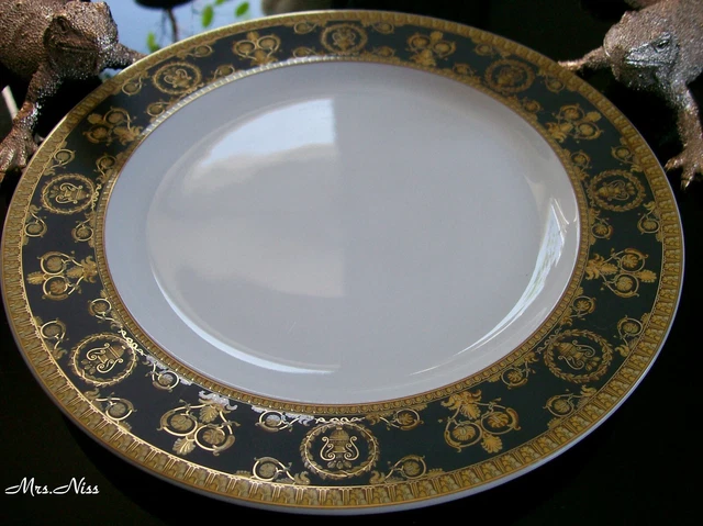 Rosenthal Versace I Love Baroque Nero 2 x Speiseteller 27 cm *** 1 A NEUWARE***