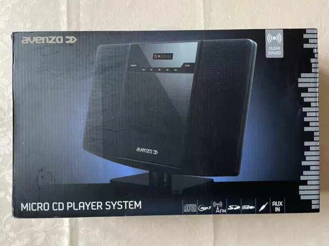 AVENZO AV6020 Micro CD Player System   / Système Hifi Audio CD 2