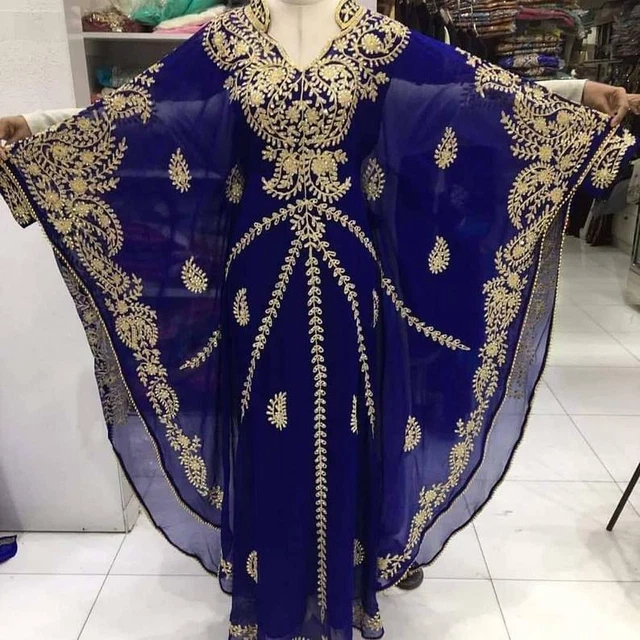 ROYAL ELEGANT DUBAI Moroccan Islamic Kaftan Caftan Arabic party wear