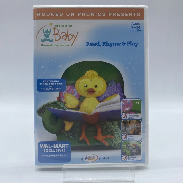 HOOKED ON BABY Read Rhyme & Cuddle New DVD Hooked On Phonics