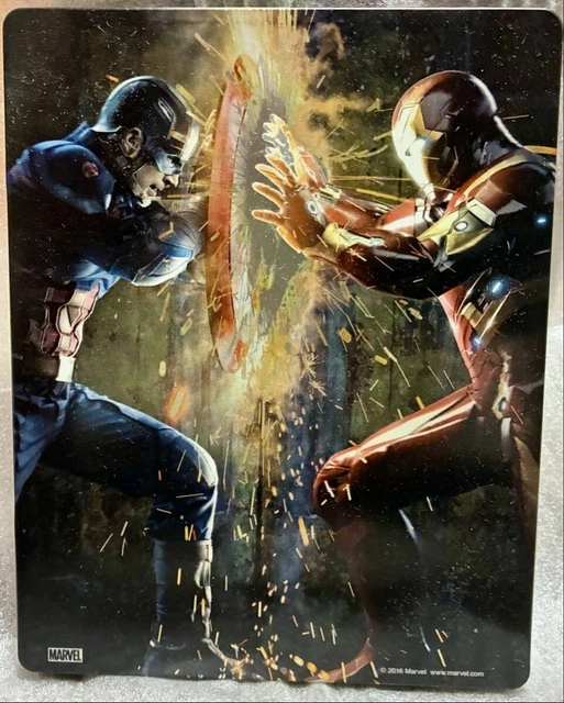 Steel Ceap MARVEL STEEL 3D Blu-ray Captain America Civil War Iron Man vs Cap ...