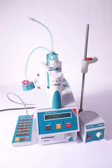Metrohm 718 Stat Titrino + Keypad + Stirrer
