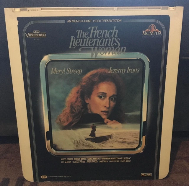 The French Lieutenant's Woman CED VIDEODISC PAL/UK Meryl Streep VINTAGE 1982 MGM