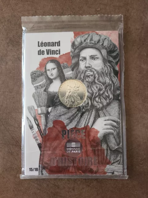 France - Pièce D'histoire de 10 euros Argent  - Léonard de Vinci - N°15/18